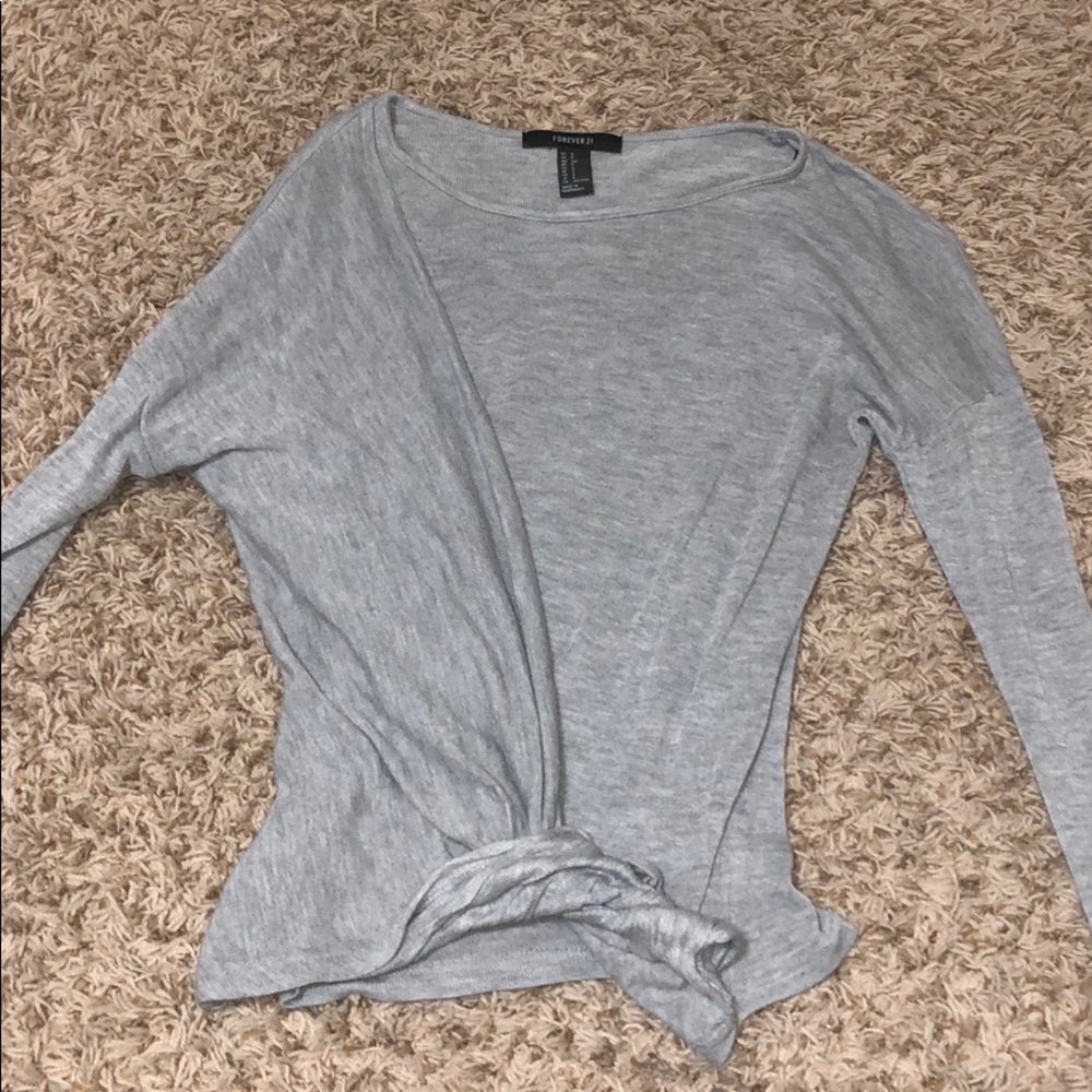Grey dressy shirt